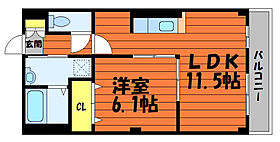 岡山県倉敷市児島下の町5丁目2-27（賃貸アパート1LDK・2階・41.28㎡） その2