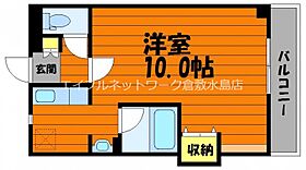 岡山県倉敷市徳芳114-10（賃貸マンション1K・2階・28.00㎡） その2