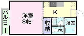 岡山県倉敷市西阿知町新田34-3（賃貸アパート1K・1階・27.08㎡） その2