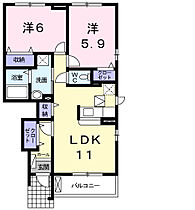 岡山県岡山市北区西辛川728番地2（賃貸アパート2LDK・1階・55.37㎡） その2