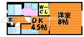 岡山県倉敷市福島498-1（賃貸アパート1K・1階・34.75㎡） その2