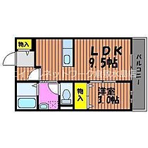 岡山県倉敷市水江879-4（賃貸アパート1LDK・1階・34.30㎡） その2