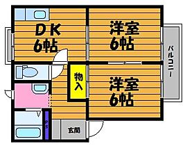 岡山県倉敷市新田2928-8（賃貸アパート2K・1階・46.40㎡） その2