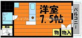 岡山県倉敷市美和1丁目13-27（賃貸マンション1R・3階・25.78㎡） その2