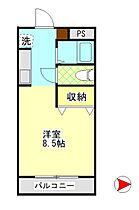 ウィステリアコート田ノ上II 203 ｜ 岡山県倉敷市田ノ上1062-5（賃貸アパート1K・2階・23.68㎡） その2