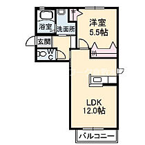 岡山県倉敷市白楽町395-1（賃貸アパート1LDK・2階・42.17㎡） その2