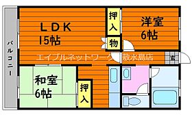 岡山県倉敷市児島下の町1丁目12-28（賃貸マンション2LDK・3階・62.00㎡） その2