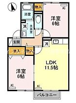 岡山県倉敷市玉島乙島2518-16（賃貸アパート2LDK・2階・53.48㎡） その2