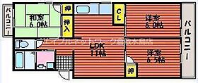 岡山県岡山市北区撫川258-6（賃貸マンション3LDK・1階・65.00㎡） その2