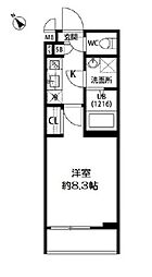プレール・ドゥーク成増 1Kの間取図画像