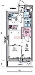 リヴシティ恵比寿 1LDKの間取図画像