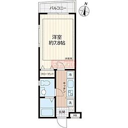 ピアコートTM東武練馬参番館 1Kの間取図画像