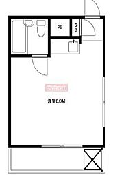 メゾン・ド・コンセール ワンルームの間取図画像