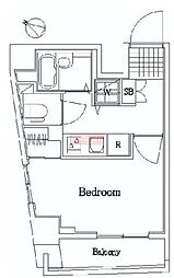 ガラ・ステージ南大塚 1Kの間取図画像