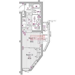 ガーラ・グランディ小竹向原 2Kの間取図画像