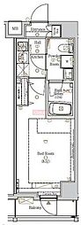 Raffistar中板橋2 1Kの間取図画像