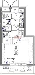 パティーナ練馬平和台 1Kの間取図画像