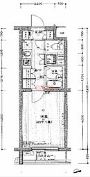 プレール・ドゥーク練馬ノースシティーLA 1Kの間取図画像