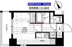 ステージファースト西早稲田 ワンルームの間取図画像