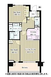 パークホームズ成増マークレジデンス 2LDKの間取図画像
