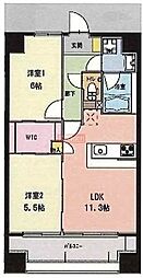グレイスコート練馬 2LDKの間取図画像