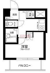 プレール大塚北 1Kの間取図画像