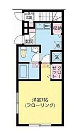 ガーデニア目白 1Kの間取図画像