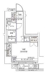 セントパレス池袋 1Kの間取図画像
