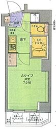 アイル文京音羽 1Kの間取図画像