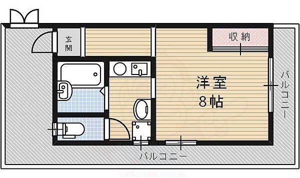 ファミール宝塚 ｜兵庫県宝塚市川面３丁目(賃貸マンション1K・3階・30.00㎡)の写真 その2