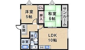 メゾンヤサカ 203 ｜ 兵庫県宝塚市清荒神３丁目（賃貸アパート2LDK・2階・50.00㎡） その2