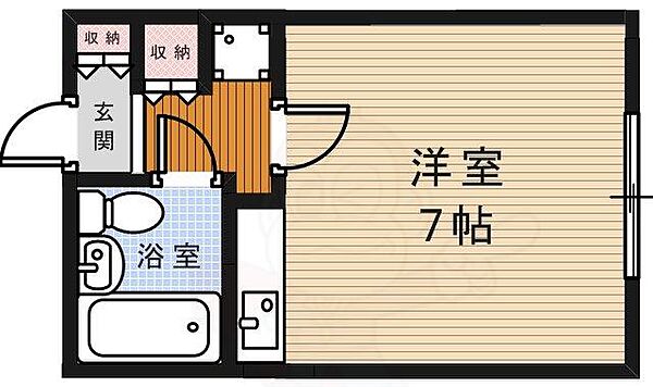 ティアラ宝塚 304｜兵庫県宝塚市武庫川町(賃貸マンション1R・3階・19.69㎡)の写真 その2