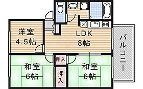 グランドタウンNO.1  ｜ 兵庫県宝塚市安倉中５丁目（賃貸アパート3LDK・2階・51.50㎡） その2