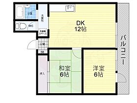 メゾン宝塚南口 201 ｜ 兵庫県宝塚市武庫川町（賃貸マンション2LDK・2階・48.06㎡） その2