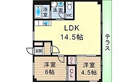 メロディハイツ  ｜ 兵庫県宝塚市安倉南１丁目17番33号（賃貸アパート2LDK・1階・53.00㎡） その2