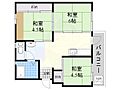 宝梅園団地3号1階4.0万円