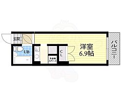 ラ・ロッカ 1Kの間取図画像
