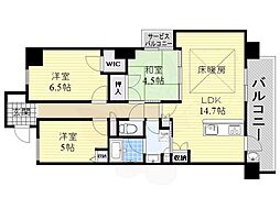 ワコーレ池田満寿美町 3LDKの間取図画像
