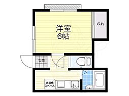 ドエルM 1Kの間取図画像