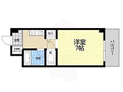アーバネックス西宮門戸 1Kの間取図画像