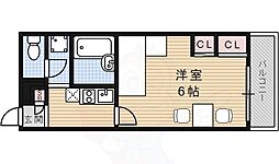 レオパレスコンフォート安倉 1Kの間取図画像