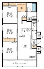 物件の間取り