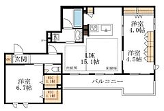 物件の間取り