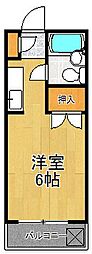 WARBLECOURT ワンルームの間取図画像