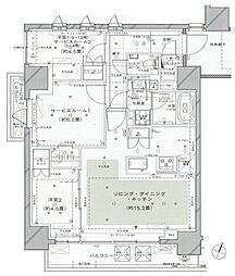 ピアース大井仙台坂 2SLDKの間取図画像