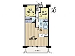 間取図画像 1SLDK