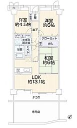 間取図画像 3LDK