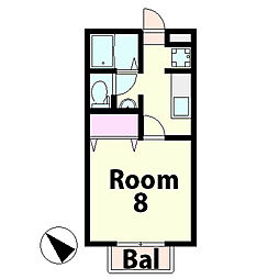 デジール的場 2階/-