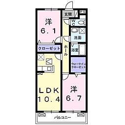 ソレイユカヤノV 1階