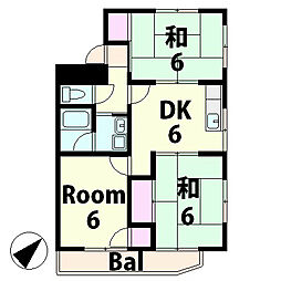 晃コーポレーション 1階/-